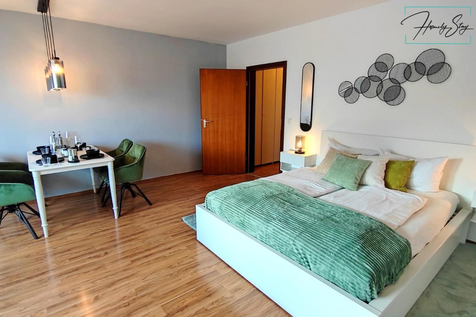 Homely Stay Serenity Greens - Stylisch Studio-Apartment With Kitchen - 10 Min To Central Station, Pet Friendly Munich Exterior photo