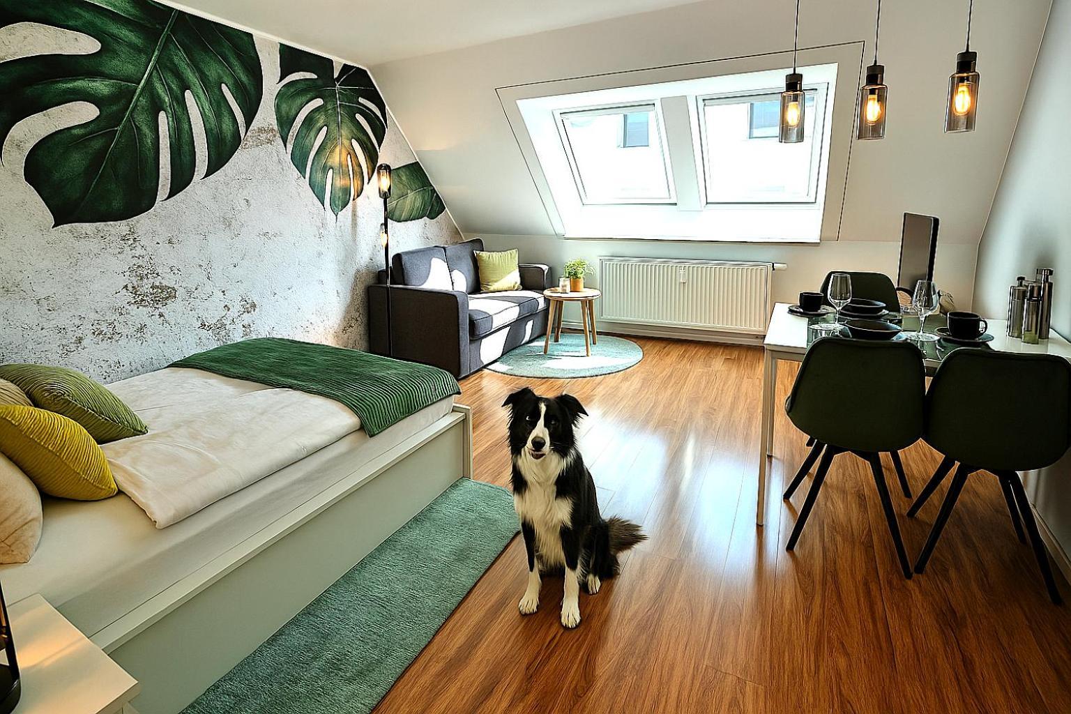 Homely Stay Serenity Greens - Stylisch Studio-Apartment With Kitchen - 10 Min To Central Station, Pet Friendly Munich Exterior photo